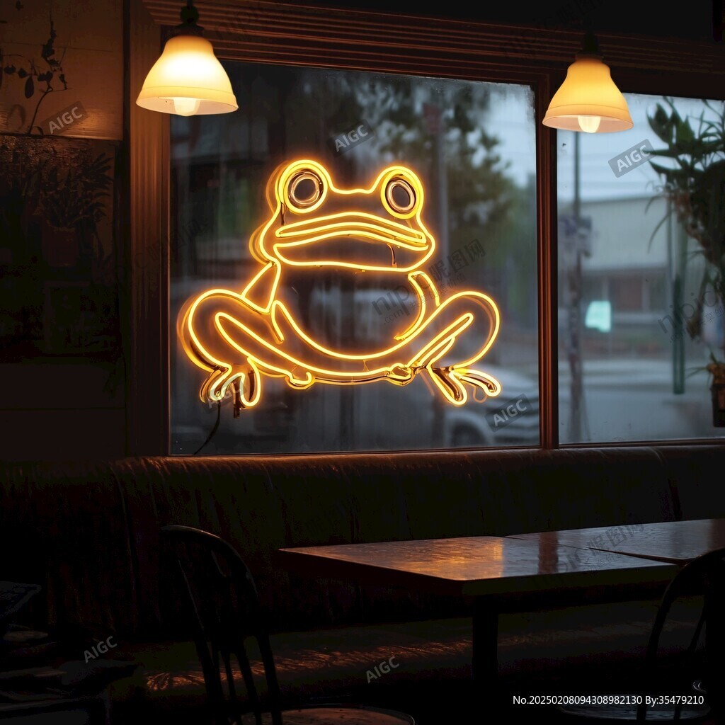 美蛙魚頭壁畫