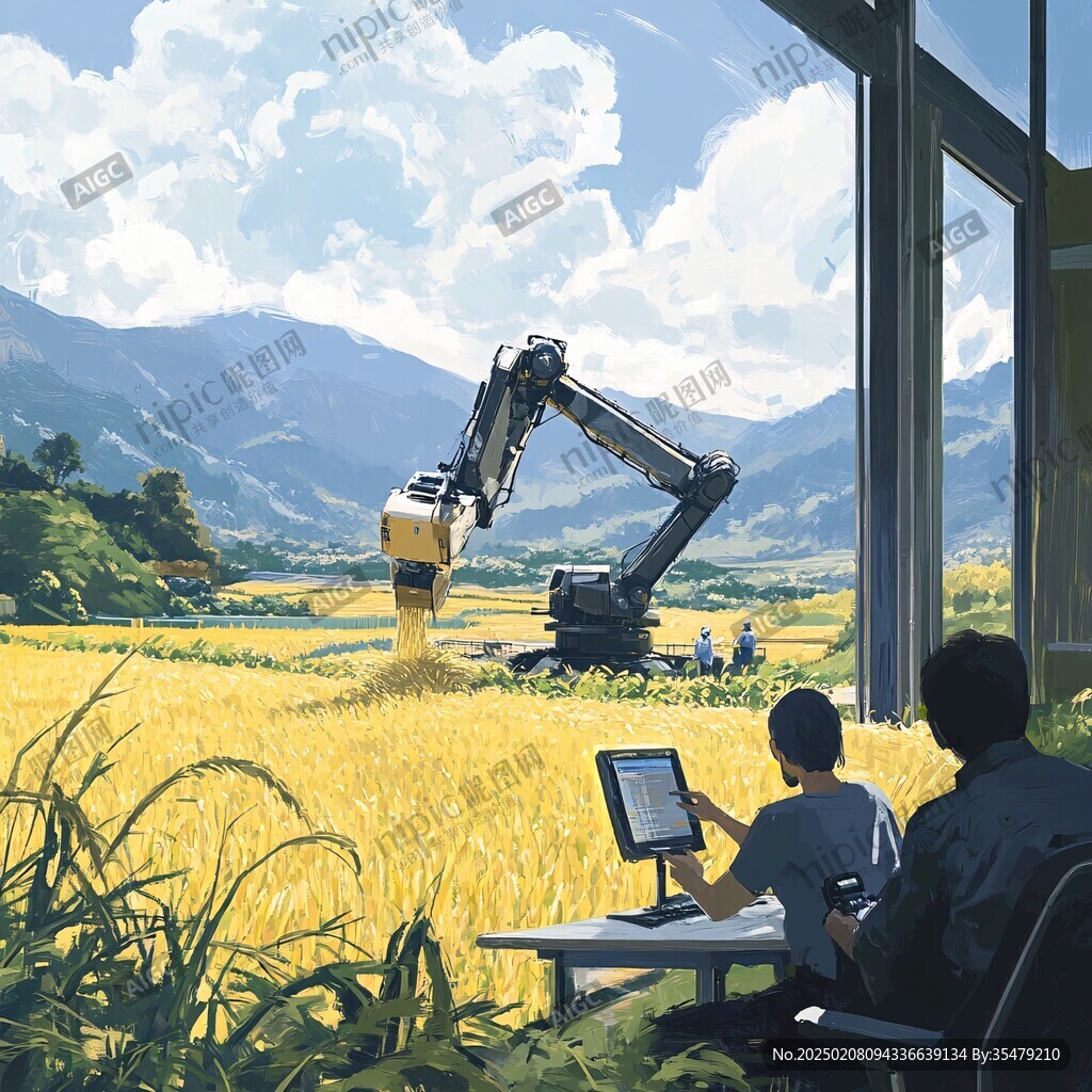 努力工作糧食系列作品
