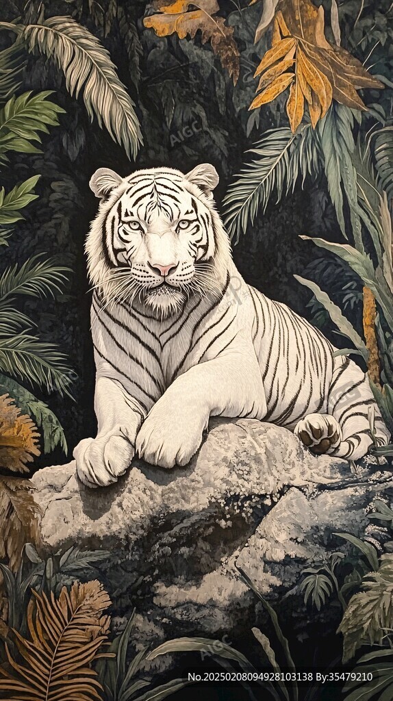虎系列插畫