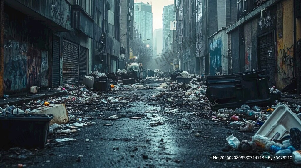 城市垃圾污染
