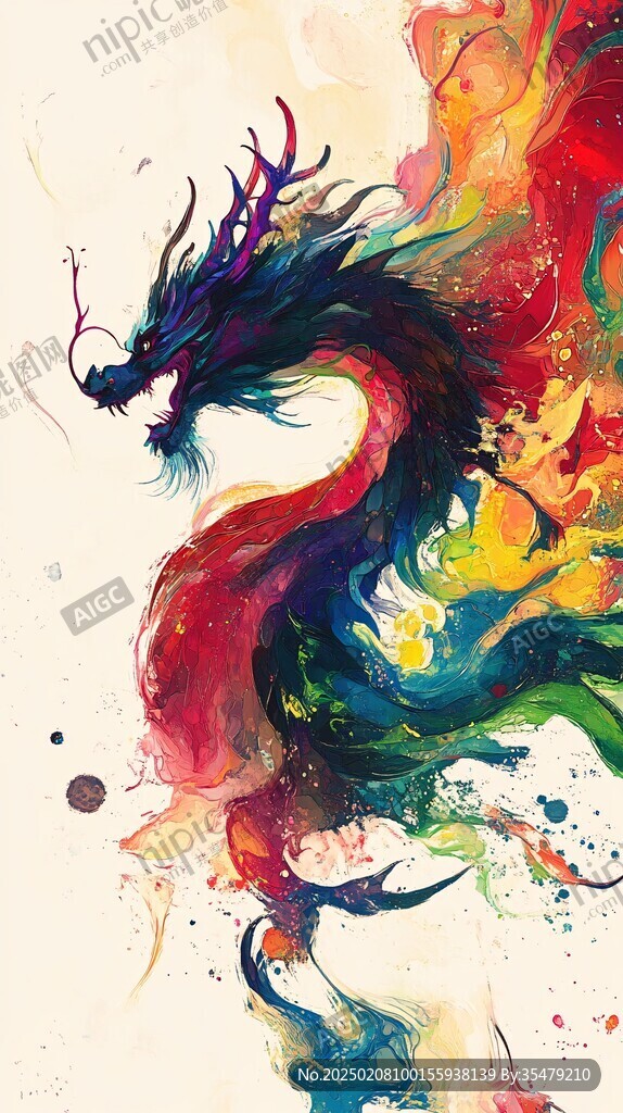 插畫龍年插畫