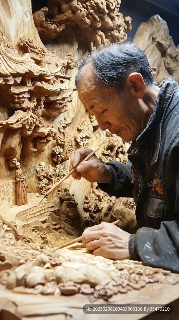 徽派木雕工匠
