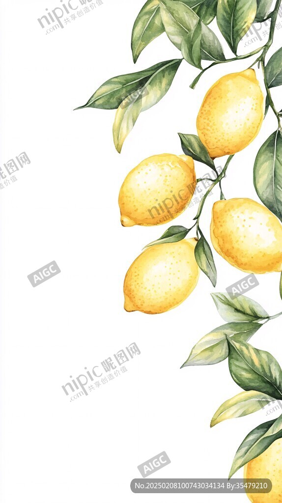黃皮果插畫
