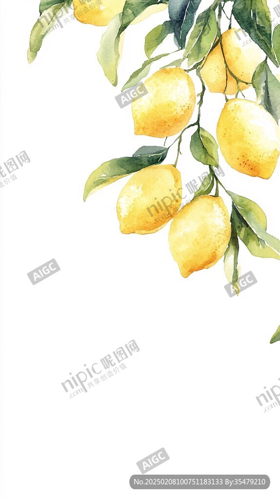 黃皮樹插畫