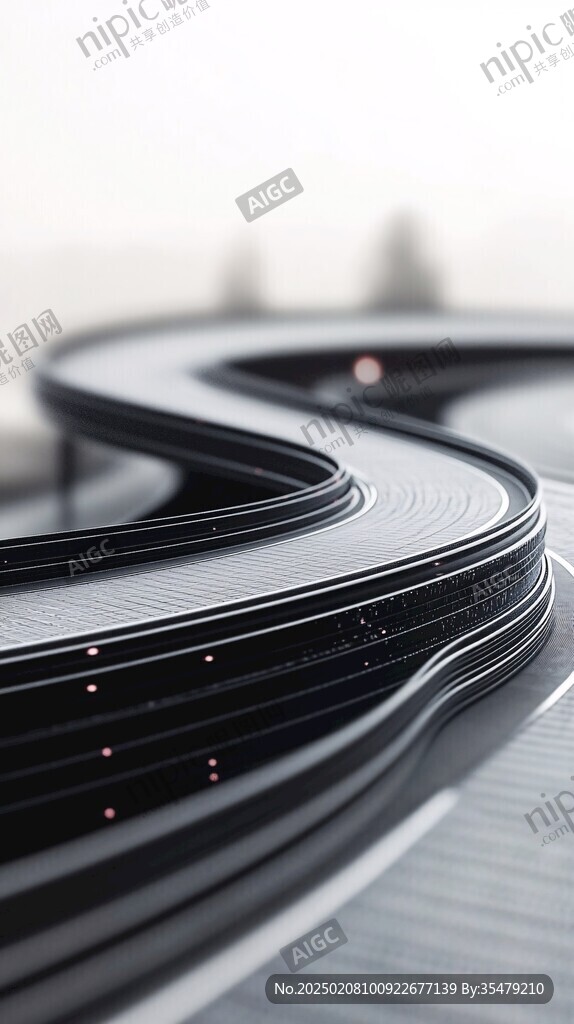 抽象科技道路
