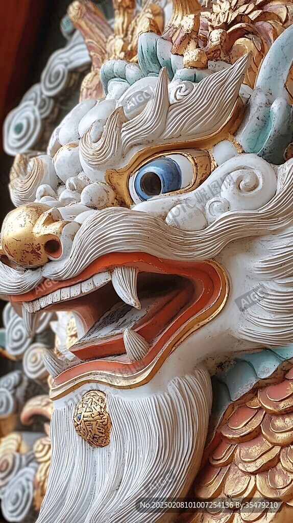 龍雕彩繪