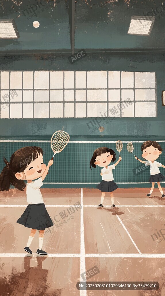 運動幼兒天真插畫