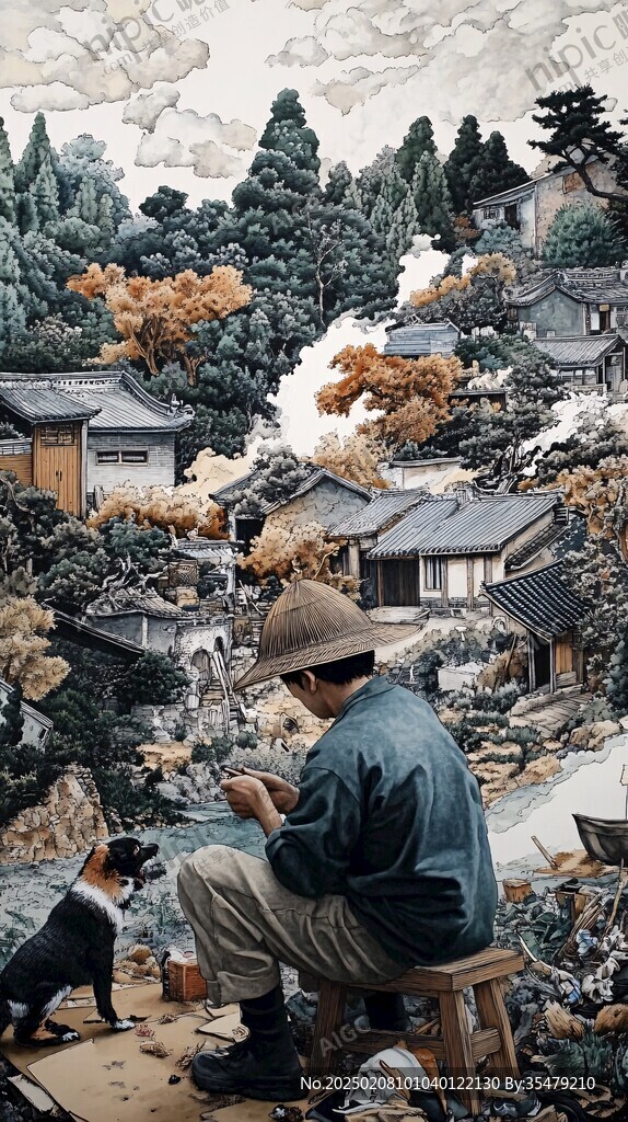 弇山園插畫