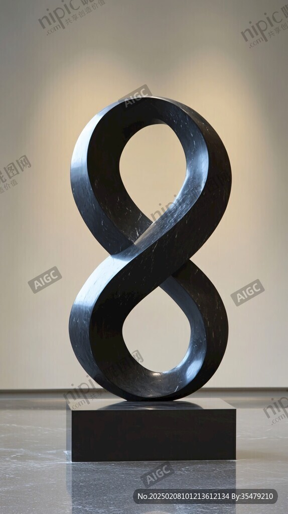 金屬字8立體字8