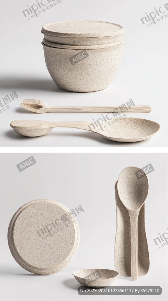 小麥秸稈餐具