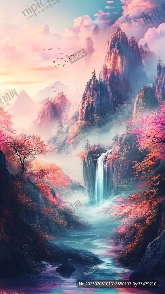 唯美意境山水