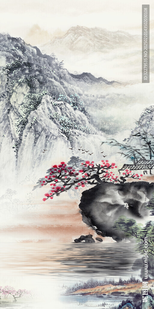 國風 大氣高檔玄關(guān) tif分層