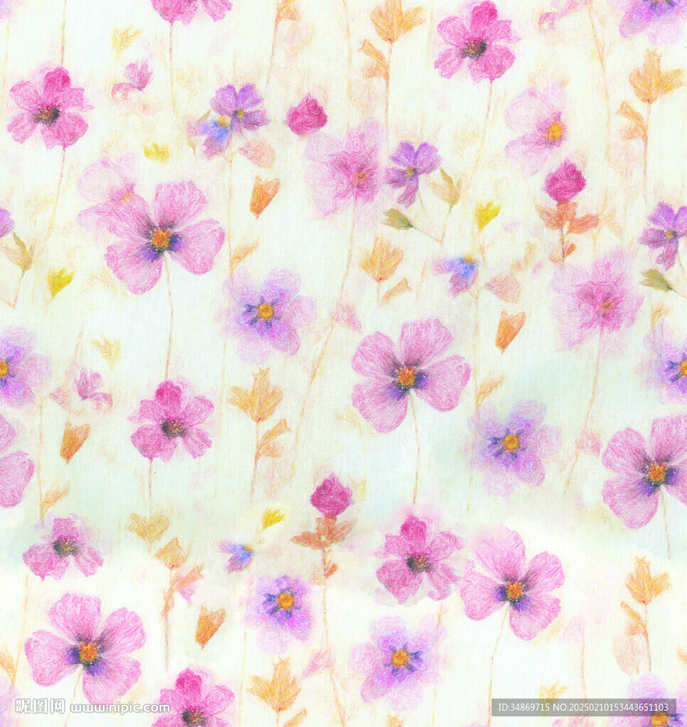 數碼印花 碎花圖掃描圖介意勿擾