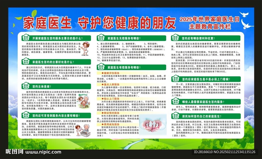 世界家庭醫生日宣傳欄