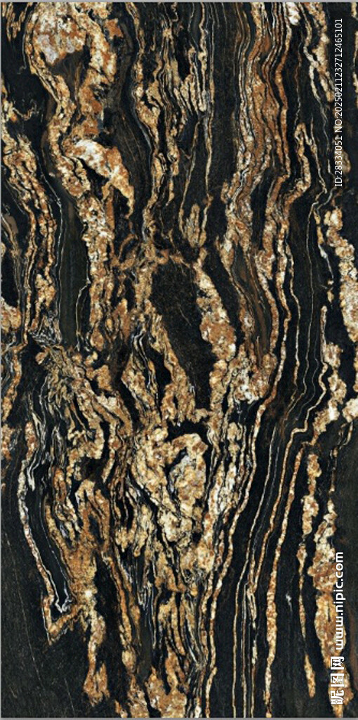 高清黑金花大理石
