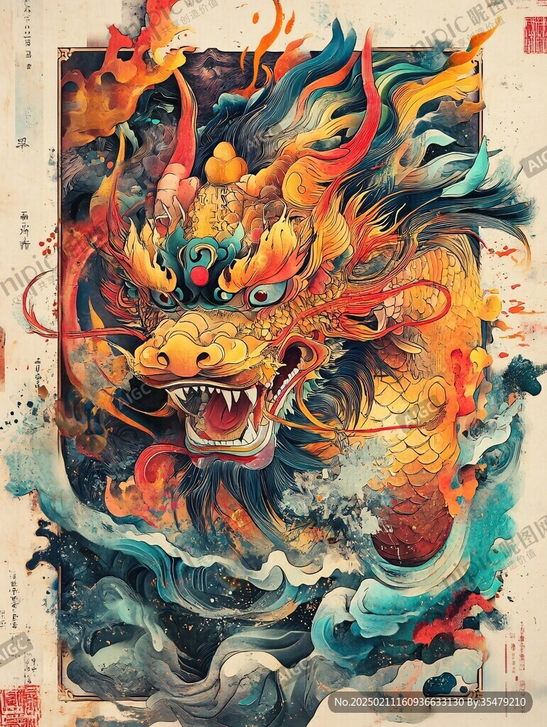 龍年文創(chuàng)插畫(huà)