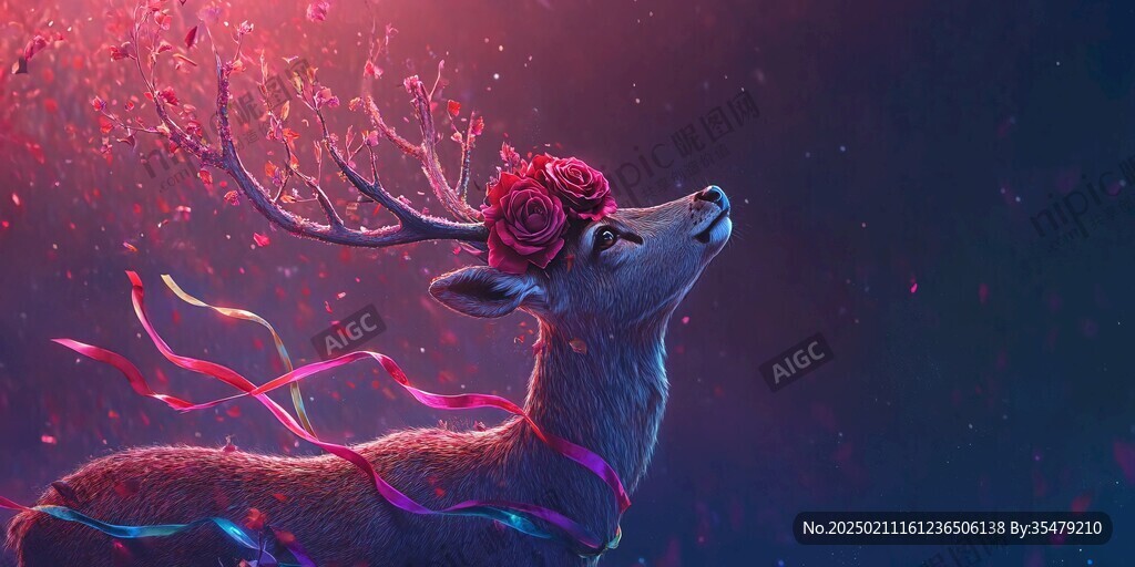 唯美夢(mèng)幻鹿