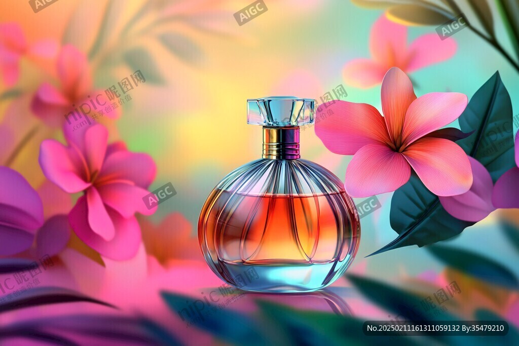 香水包裝插畫