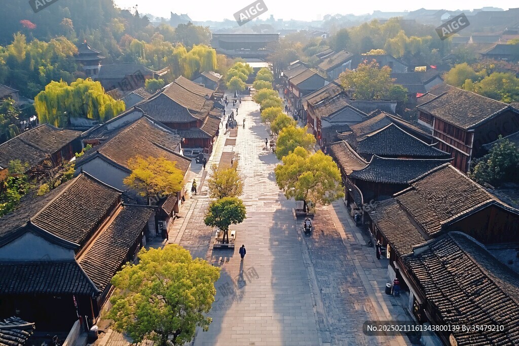 航拍廣富林