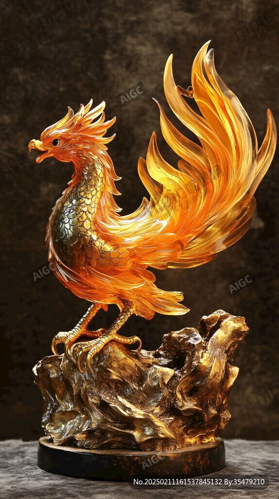 金雞報(bào)曉擺件