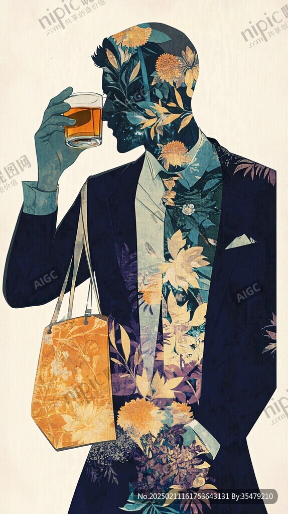 路易波士茶包裝插畫