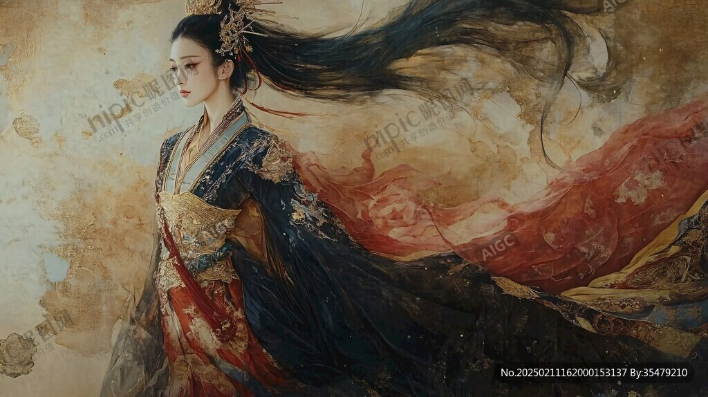 古典美女壁紙