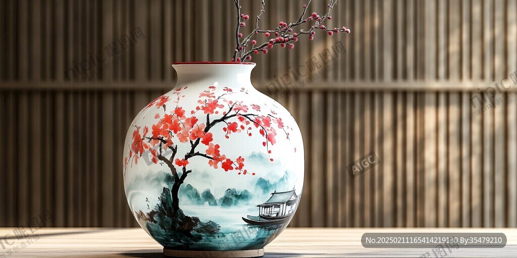 手繪陶瓷擺件