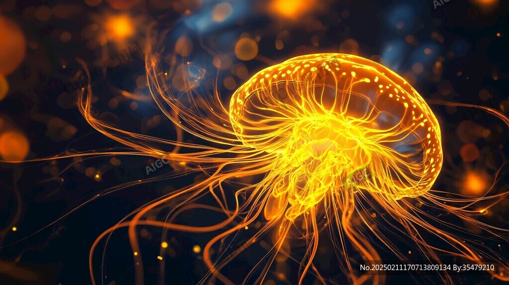 海洋生物夢幻水母