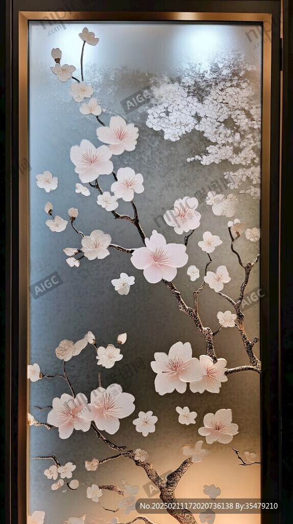 櫥窗里的櫻花