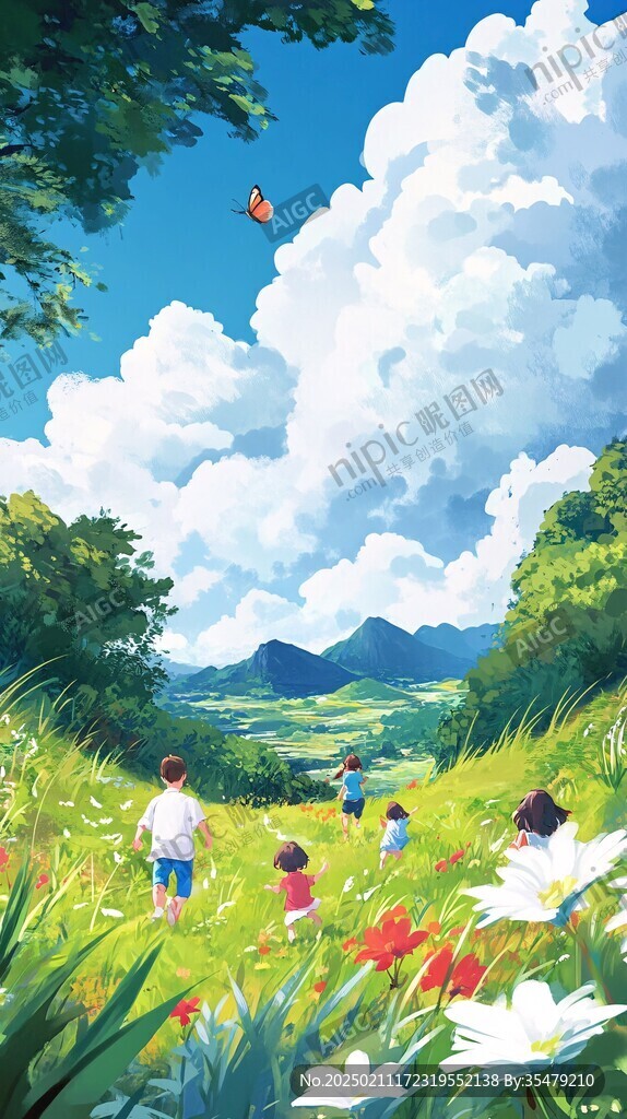 戶外場景插畫