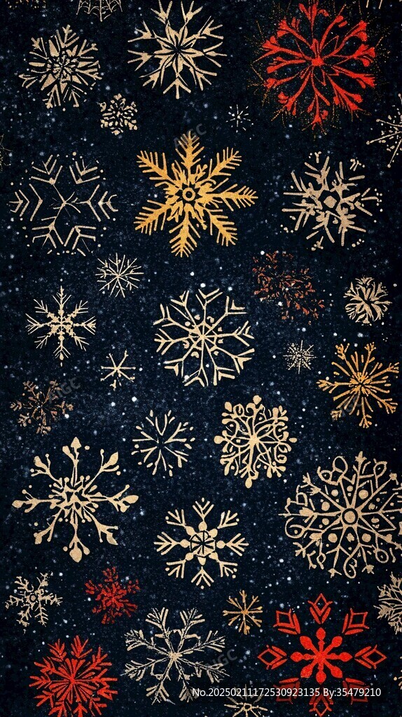 雪花片底紋