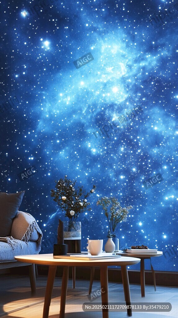 星星背景墻