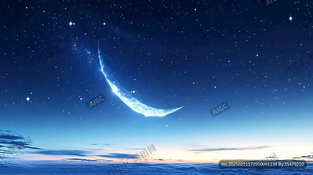 創(chuàng)意夜晚星點(diǎn)流星