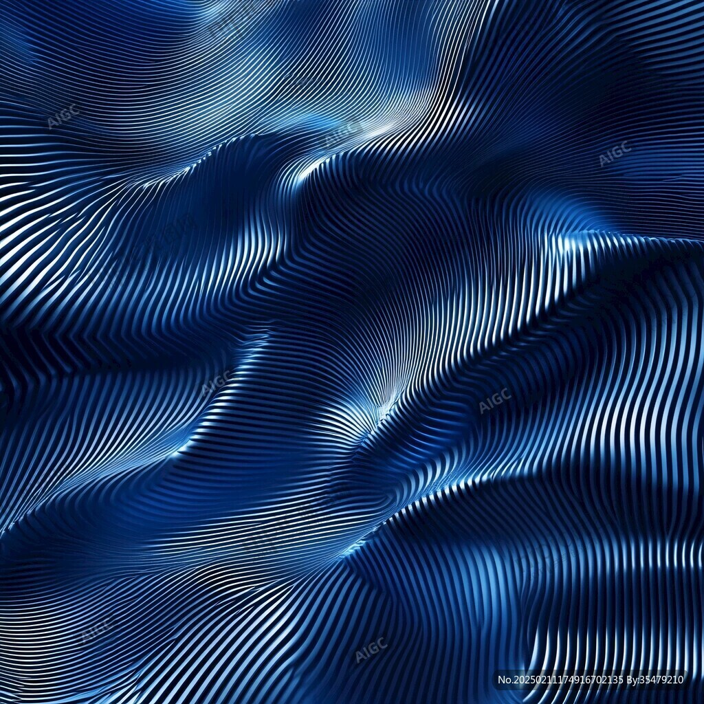 炫酷浪波線條