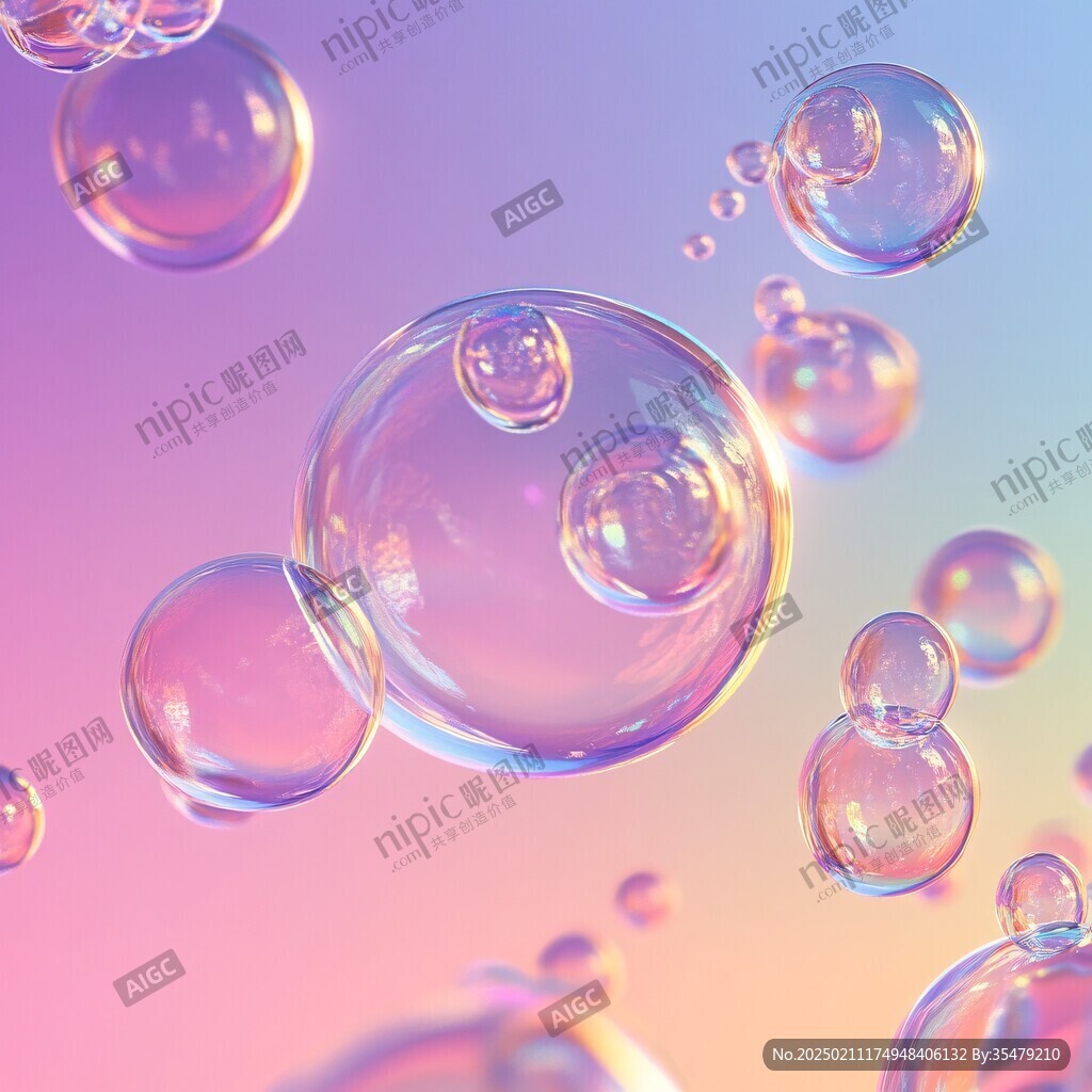 七彩夢(mèng)幻氣泡