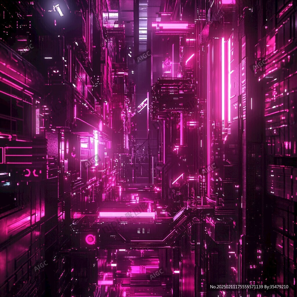 粉紫色科技