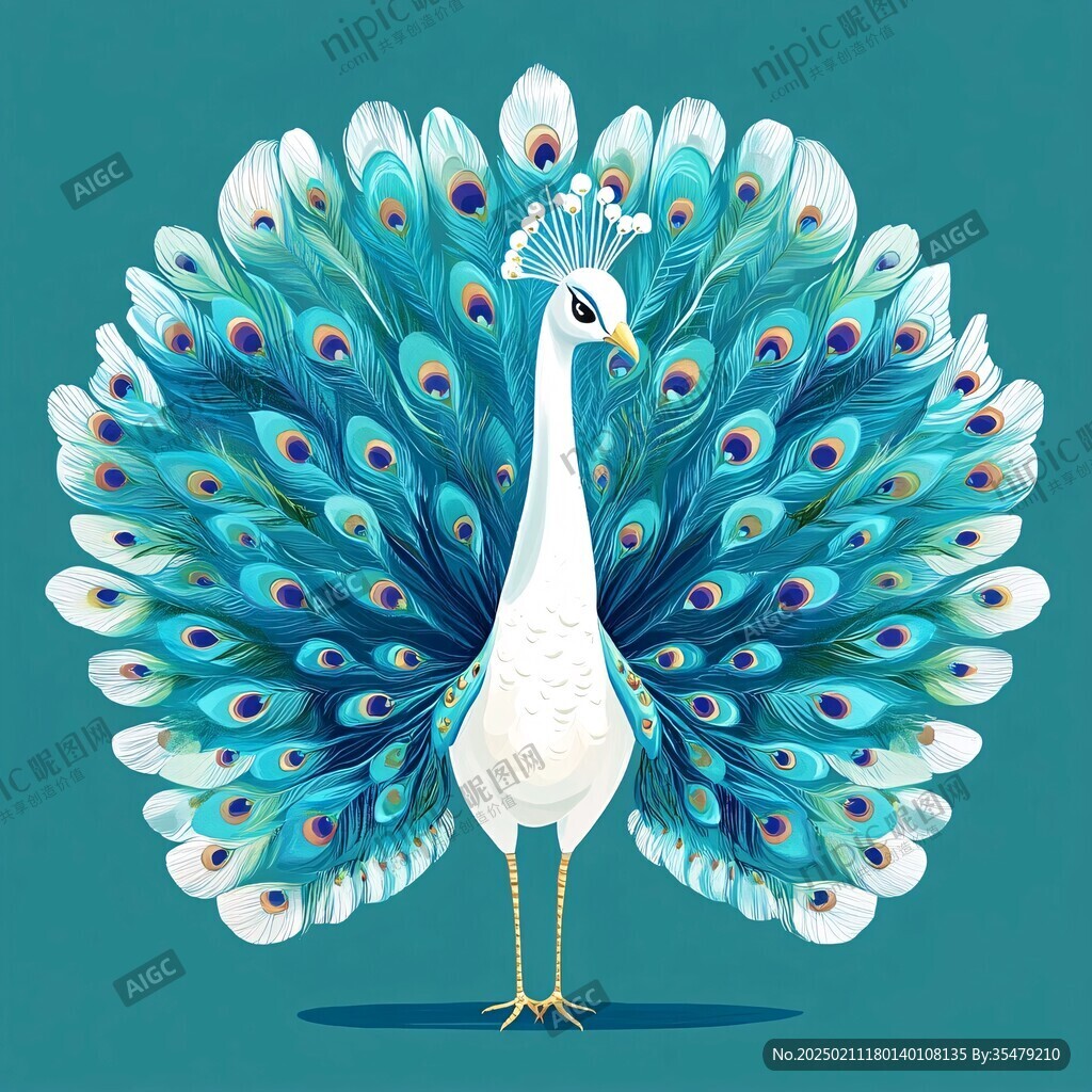 百鳥朝鳳插畫