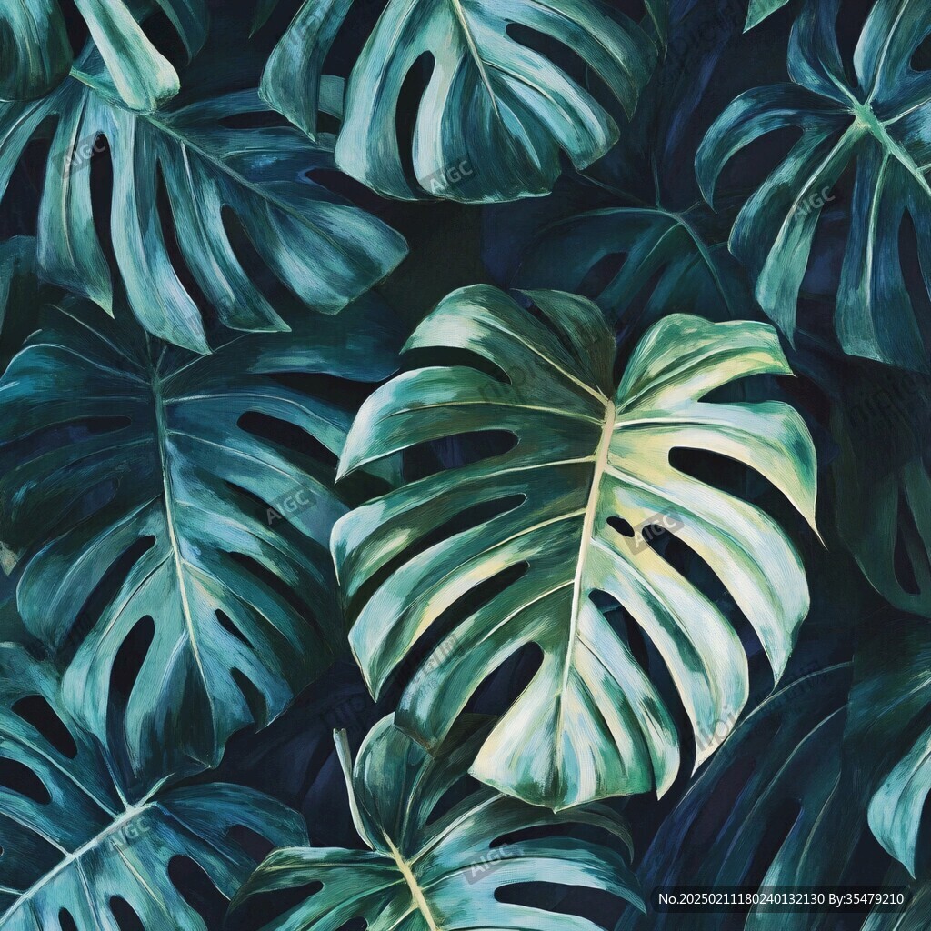 龜背竹背景
