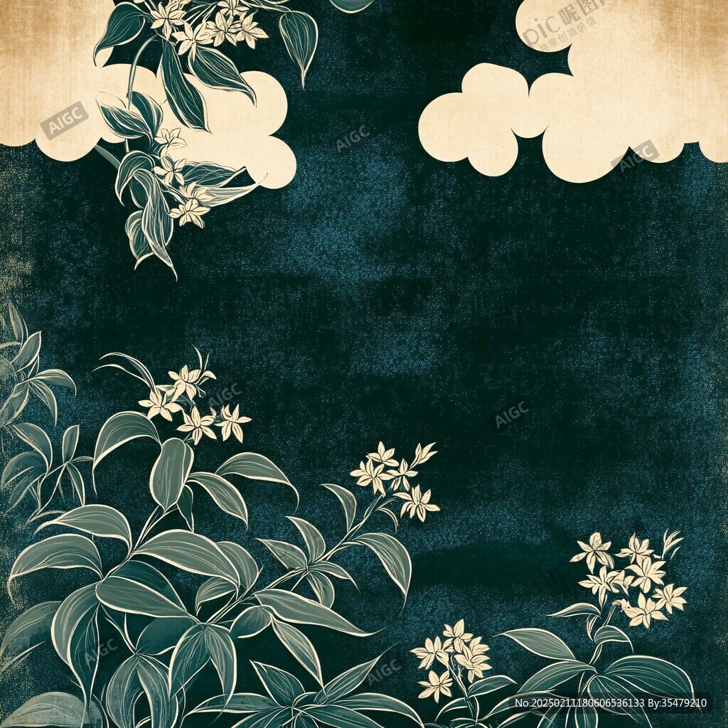 桂花壁畫