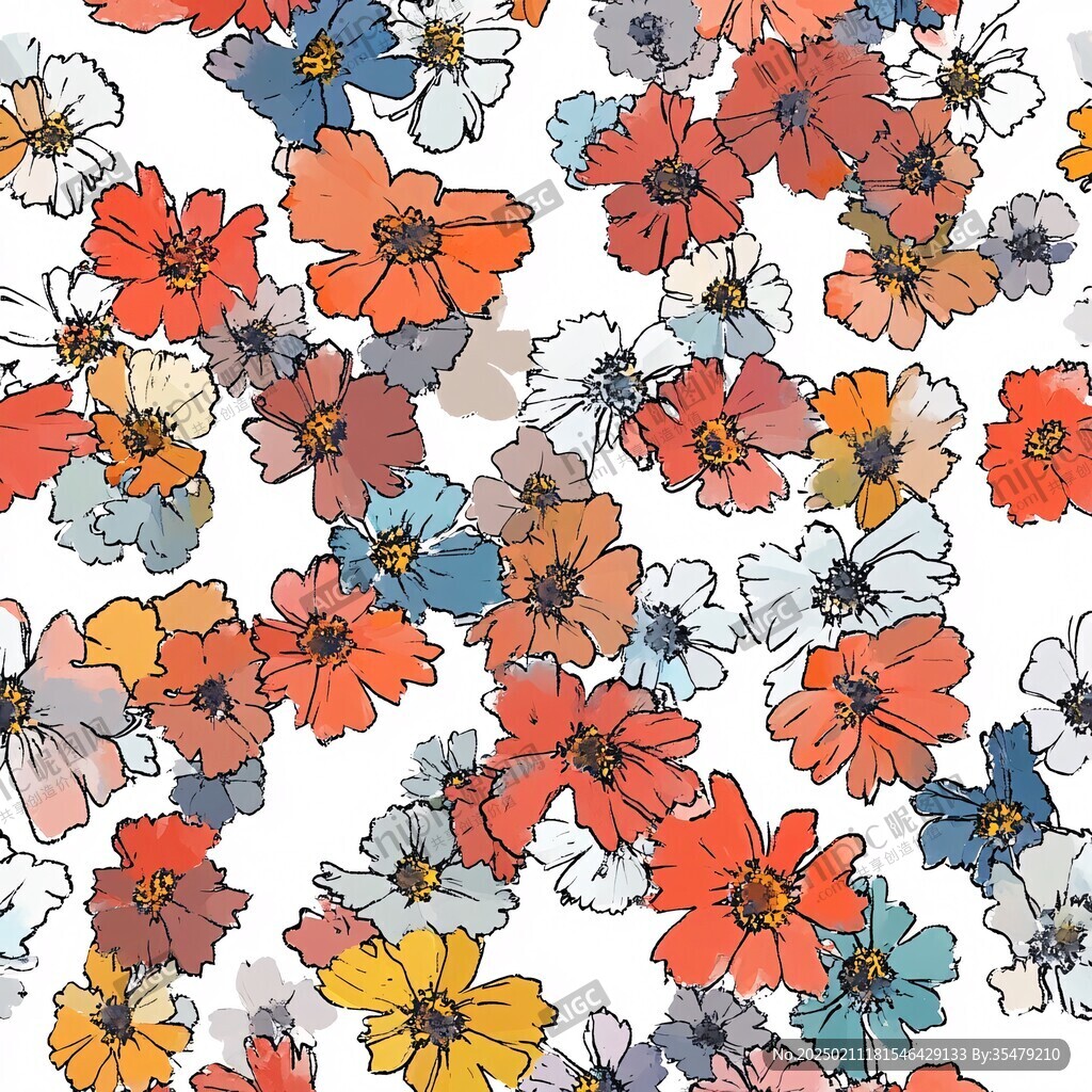 涂鴉小碎花