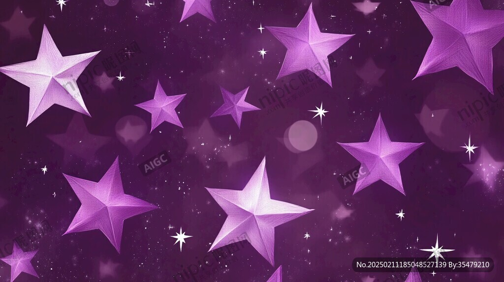 紫色星光背景