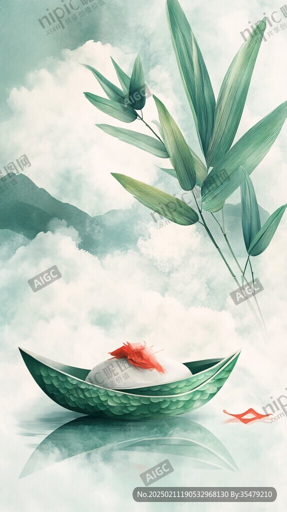古風端午節(jié)插畫