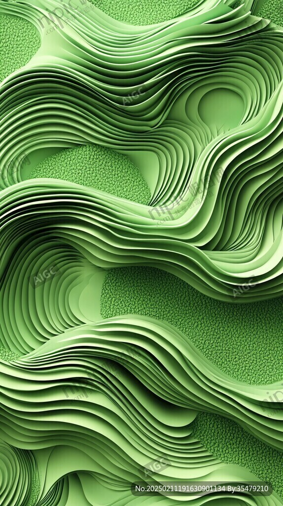 3d綠色背景