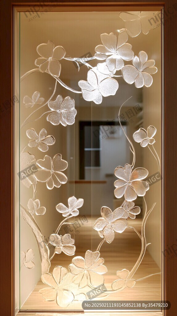 移門砂雕花