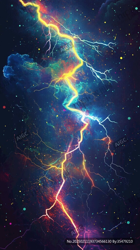 星星閃電星球