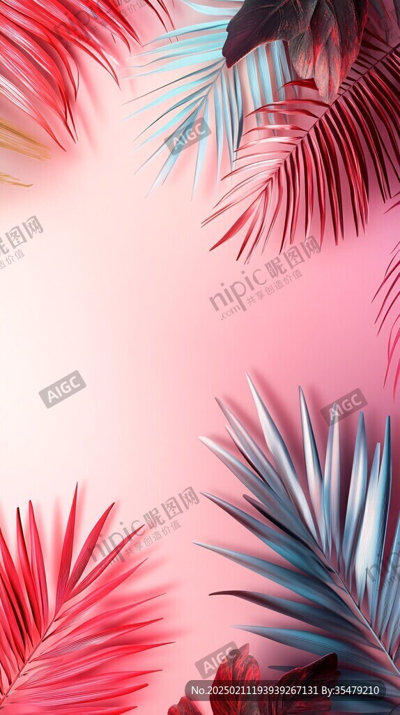 唯美棕櫚葉