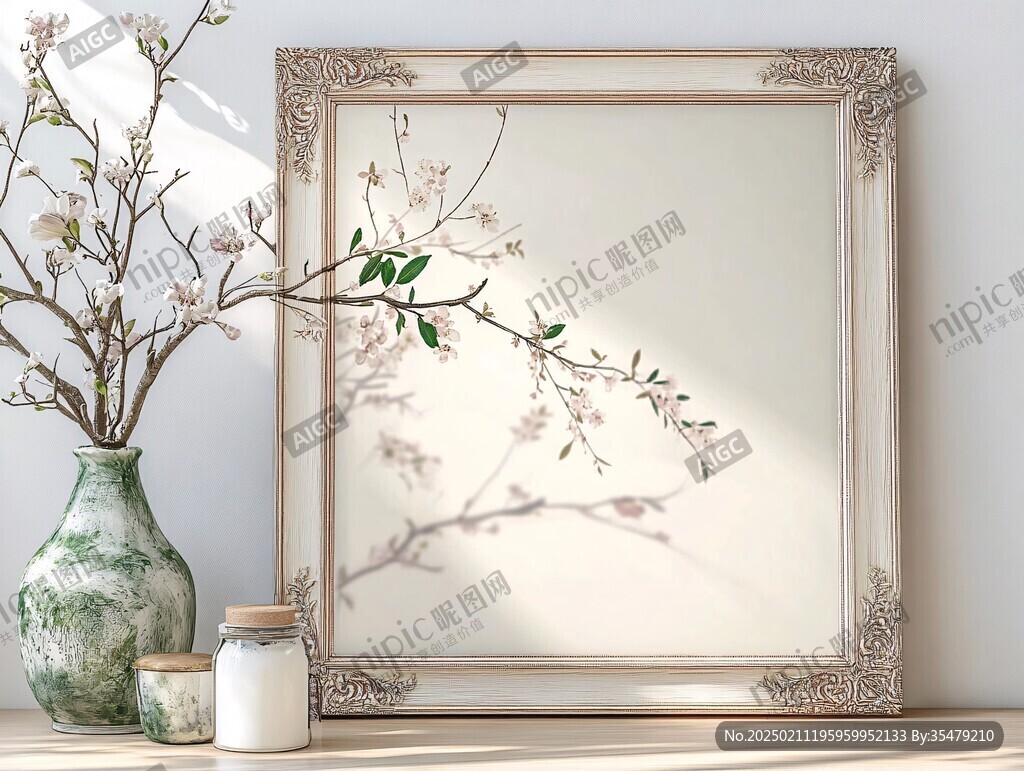 大氣畫框干花