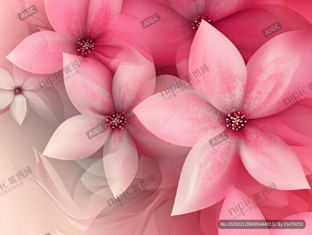 3d花朵背景墻