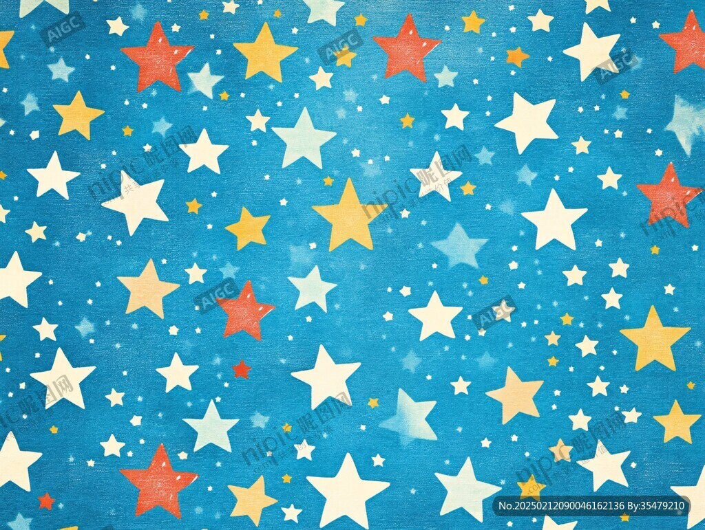 小星星底紋紙