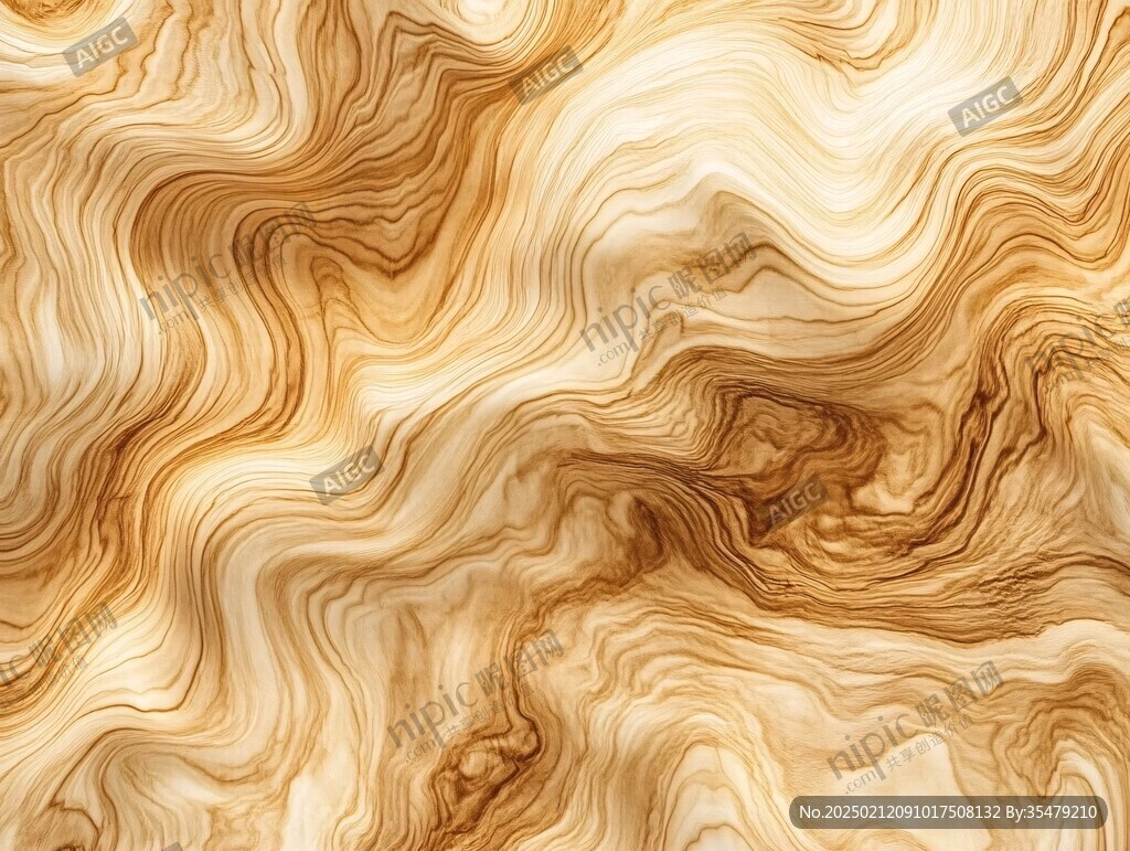 金色抽象流體紋理背景
